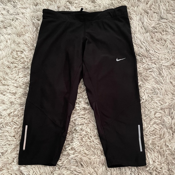 Nike Womens Dri-Fit Running Capri Leggings - Picture 1 of 3